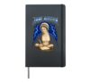 Funny Jane Austen Regency Literature Metal Music Books Humor Hardcover Journal, Black