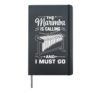 Funny Marimba Instrument Pun for a Marimba Player Hardcover Journal, Black