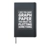Funny Math Teacher Art For Men Women Math Lover Math Teacher Hardcover Journal, Black