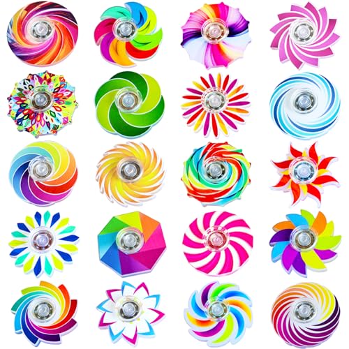 Funny Mini Fidget Spinner Toys 24 Pack,Party Favors Easter Basket Goodie Bags Stuffers Gifts for Kids Adults,Sensory Toys for Boys Girls Anxiety Stress Relief,Treasure Box Toy Classroom Prizes