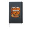 Funny Motivating Teacher and Student Hardcover Journal, Black