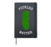 Funny Pickles Matter National Pimple Day Celebration Hardcover Journal, Black