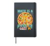 Funny Pi Day Mathematics Symbol Student Math Teacher Hardcover Journal, Black