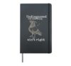 Funny Pigeon Undiagnosed ADHD Mental Health Autism Anxiety Hardcover Journal, Black