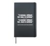 Funny Punctuation Saves Relationship - Women And Men - Gift Hardcover Journal, Black