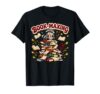 Funny Raccoon Bookmaxing Cozy Hardcover Novel Reader T-Shirt