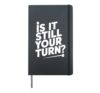 Funny Saying Board Game Player Tabletop Game Hardcover Journal, Black