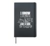 Funny Saying Math Like A Girl Science Teacher Girl Women Hardcover Journal, Black