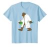 Funny Science Test Tube Beaker Lab Coat Scientist Bigfoot T-Shirt, Youth, Baby Blue, 4T