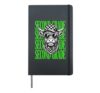 Funny Second Grade Teacher Cute Cow Back to School Students Hardcover Journal, Black