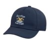 Funny Surfing is Not a Crime Surfer Surfboard Beach Lover Adjustable Printed Baseball Hat, Navy Blue