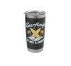 Funny Surfing Is Not a Crime Surfer Surfboard Beach Lover Stainless Steel Insulated Tumbler