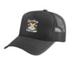 Funny Surfing is Not a Crime Surfer Surfboard Beach Lover Trucker Hat with Adjustable Mesh Back, Black