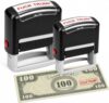 Funny Trump Self-Inking Stamp Red Ink Novelty Political 2 Pack