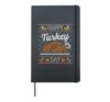 Funny Ugly Thanksgiving Sweater Shirt Happy Turkey Day Tee Hardcover Journal, Black