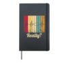 Funny Virtual Reality Outfit For A Gamer Of Virtual Reality Hardcover Journal, Black