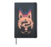 Funny Virtual Reality Outfit For A Gamer Of Virtual Reality Hardcover Journal, Black