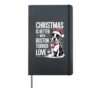 Funny XMAS Dog Christmas Is Better With Boston Terrier Love Hardcover Journal, Black
