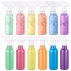 FunooFuno 6 Pack DIY Sidewalk Chalk Kit for Kids Non Toxic Paint Washable Powdered Chalks with Plastic Sprayer Bottle Mix in Water 6 Vibrant Colors for Creative Sidewalk and Chalkboard Fun