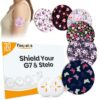 funpatch 30Pack Dexcom Adhesive Patch for G7 with 2 Hard Caps