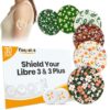 funpatch 30Pack Libre 3 Plus Sensor Covers with 2 Caps