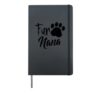 Fur Nana Dog Lover Mothers Day Grandmother Grandma Hardcover Journal, Black