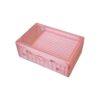 Fuse Bead Aligner Tray with Transparent Cover for Easy Aligning，Fuse Bead Aligner Tray with Protective Cover,Bead Storage Organizer Tool, Shake to Align Beads,Craft Projects (Pink)