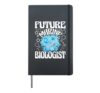 Future Marine Biologist - Marine Biology Student Ocean Life Hardcover Journal, Black