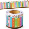 Fuutreo 32.8 ft Wildflower Bookshelf Bulletin Board Borders Back to School Bulletin Border Office Scalloped Trim for School Fiesta National Wedding Party Decoration