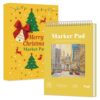 Fuxi Marker Pad Sketchbook 8.5 x 11, 60 Sheets Marker Paper Pad, 120lb/200gsm Paper for Alcohol Markers, Art Gifts for Adults.