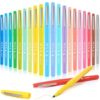 Fuyoooo 20 Pcs Felt Tip Pens 0.7mm Colored Felt Pens Marker Medium Point Journal Planner for Journaling Writing Note Taking Art Office Supplies(Mixed Colors)