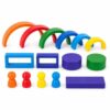 Fxzqgnh Creative Play Wooden Stacking Blocks Rainbow Toy for Early Education, Wooden Stacker - Wood Blocks
