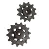 Fxzqgnh Derailleur Wheel Pulley Set Guide Wheel , Old Model XX1 XO1 X1 GX NX Eagle 12-Speed Rear Derailleur 12T/14T Black Plastic Steel Bearing Pulley