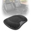 Fytrrdsev UTV Seat Cushion for Honda Pioneer 1000 5P 2016-2025, Honeycomb Breathable Comfort Seat Pad with Non Slip Support for Off Road Trail Riding and Outdoor Use,B Grey