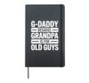 G-Daddy Art For Grandpa From Grandkids Father's Day G-Daddy Hardcover Journal, Black