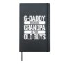 G-Daddy Art For Grandpa From Grandkids Father's Day G-Daddy Hardcover Journal, Black