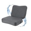 GABTRUK Foldable Hot Tub Booster Seat for Adults, 3D Air Mesh Spa Cushion Quick Dry Water Absorbent Non-Slip for Bathtub Pool Spa, 1 Pack (Grey)