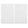 Gadpiparty 80pcs Double Sided Mounting Tape Acrylic Adhesive Squares Easy to Remove Surface-Safe Sticky Fixers for Scrapbooks and Photos Wall Use