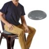 Gaiam Balance Disc Wobble Cushion, 16", Core Stability Seat (Grey)