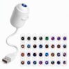 Galaxy Night Light Projector,5d Holographic,360° Adjustable USB,24 Films,Star Ocean Planetarium Ceiling Projector