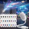Galaxy Projector Night Light, 2-in-1 Holographic Star 5d Projector Plug and Play hd Star Smart Dynamic Ceiling Projectors Lamp 360° Space Starry Sky USB Projection