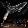 Galaxy Projector Night Light, USB Nebula Star Projector for Bedroom Decor