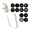 Galaxy Projector Night Light, USB Star Projector with 12 Slide Discs