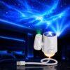 Galaxy Projector Night Light, USB Star Projector with Flexible Gooseneck
