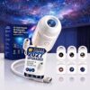 Galaxy Projector, Ocean Projector, 5D Holographic Night Light Projector, Plug and Play Hd Star Projector, 360° Adjustable Hd Galaxy and Ocean Projector for Bedroom Ceiling，Ocean & Galaxy 6pc