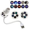 Galaxy Star Moon Projector Night Light, Mini USB Powered LED Lamp for Kids