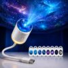 Galaxy Star Projector Night Light, HD Ocean Lamp for Bedroom, 8 Films
