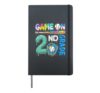 Game-On 2nd Grade Baseball Boy Back To School Second Grade Hardcover Journal, Black