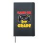 Game On 1st Grade Back To School First Day Of First Grade Hardcover Journal, Black