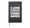 Gamer Funny for Men and Boys Funny Gamer for Son or Husband Hardcover Journal, Black